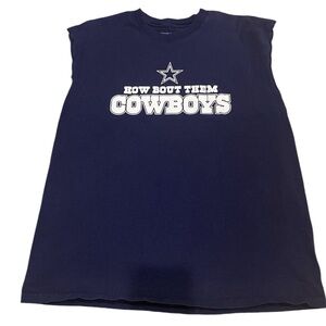 Men's Reebok NFL Dallas Cowboys Sleeveless Tee Shirt T-Shirt Muscle Tank Size XL